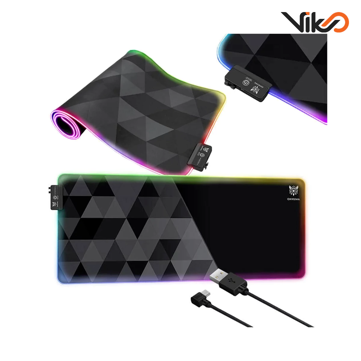 موس پد گیمینگ اونیکوما مدل MP006 RGB (3)