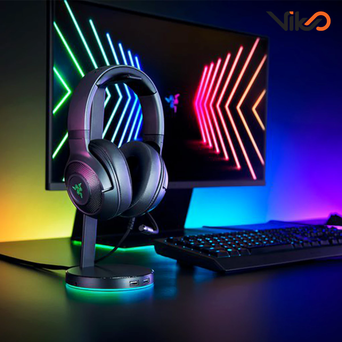 هدست گیمینگ ریزر مدل Kraken V3 X (6)