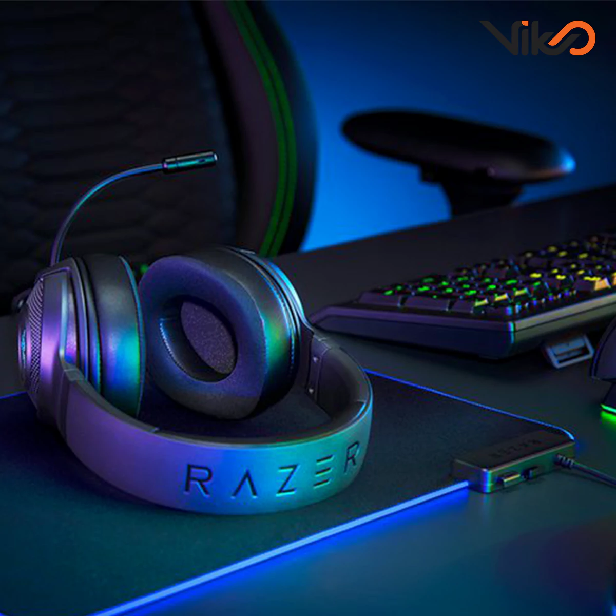 هدست گیمینگ ریزر مدل Kraken V3 X (7)