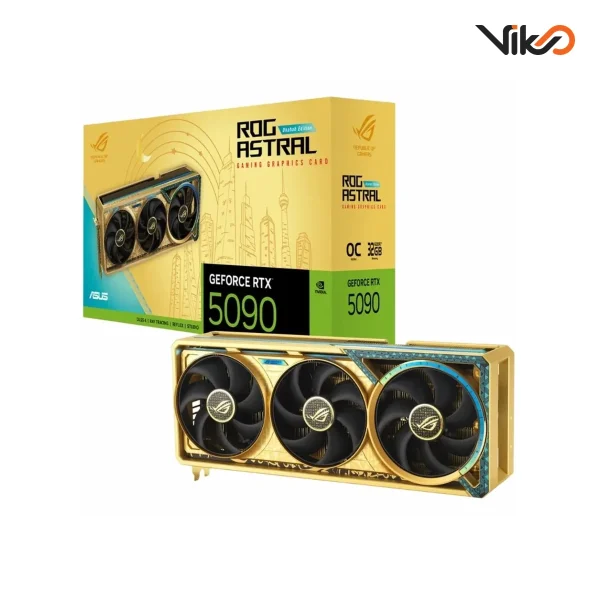کارت گرافیک ایسوس مدل ROG Astral GeForce RTX 5090 Dhahab OC Edition