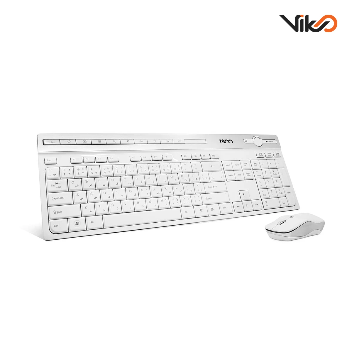 کیبورد و ماوس بی سیم تسکو مدل TKM 7106W