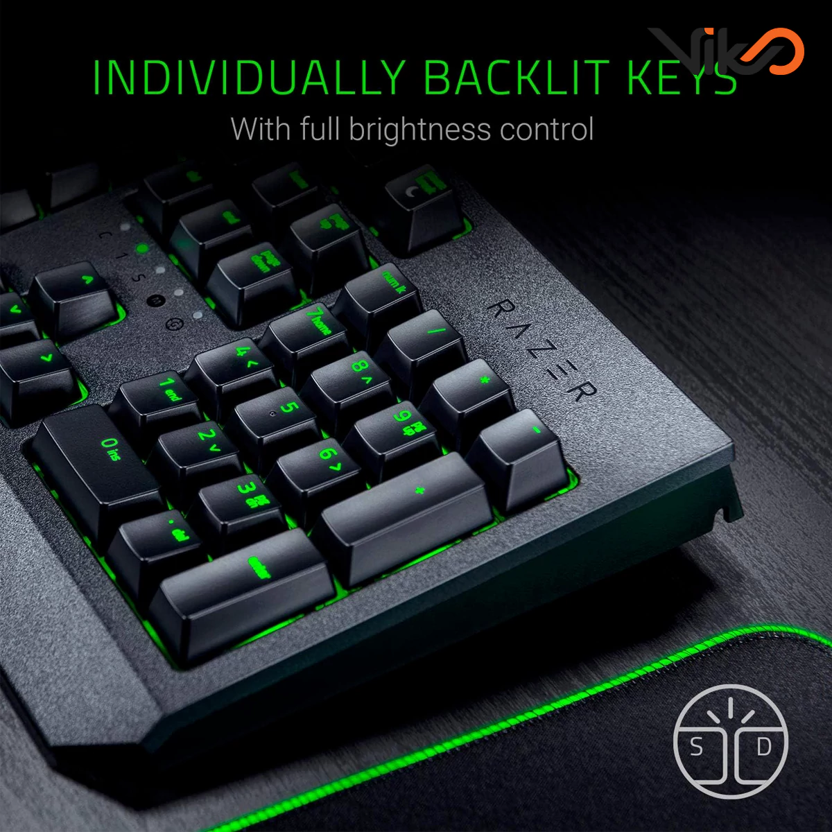 کیبورد گیمینک ریزر مدل BlackWidow Essential (4)