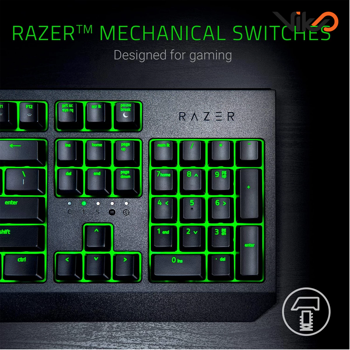 کیبورد گیمینک ریزر مدل BlackWidow Essential (5)