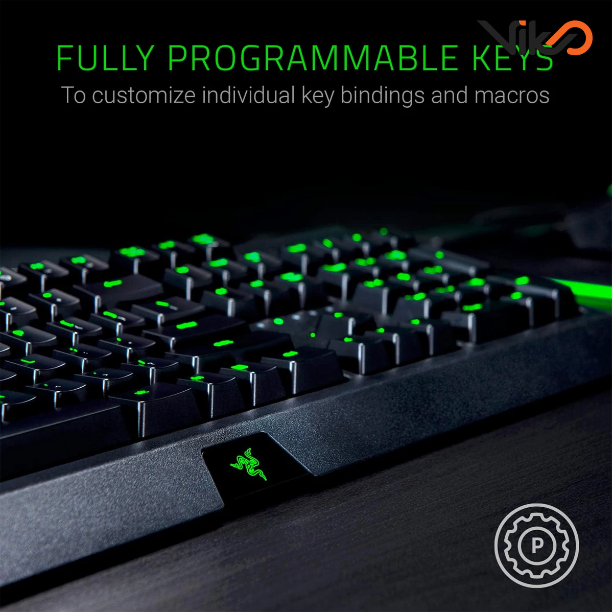 کیبورد گیمینک ریزر مدل BlackWidow Essential (6)