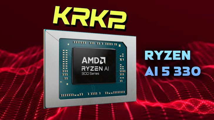 AMD نسل جدید پردازنده Ryzen AI 5 330 مبتنی بر Zen 5 را معرفی کرد!