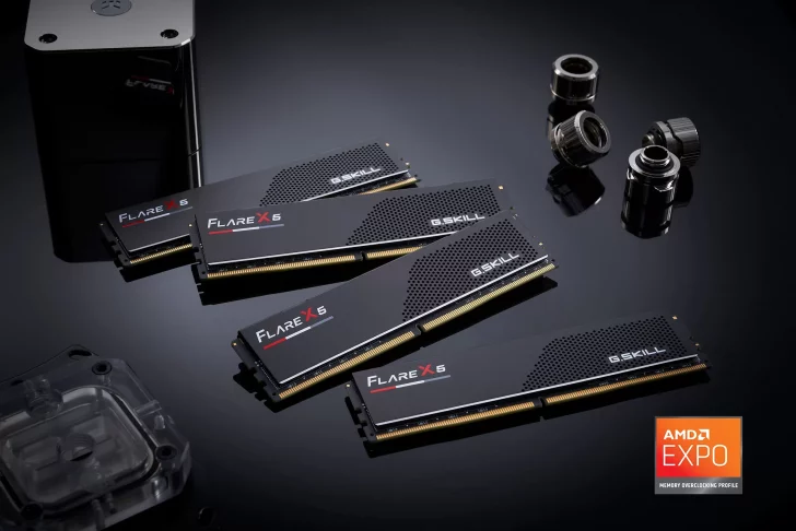G.Skill کیت رم DDR5 با ظرفیت 256 گیگابایت و سرعت 6000 MTs با تایمینگ CL32 معرفی کرد