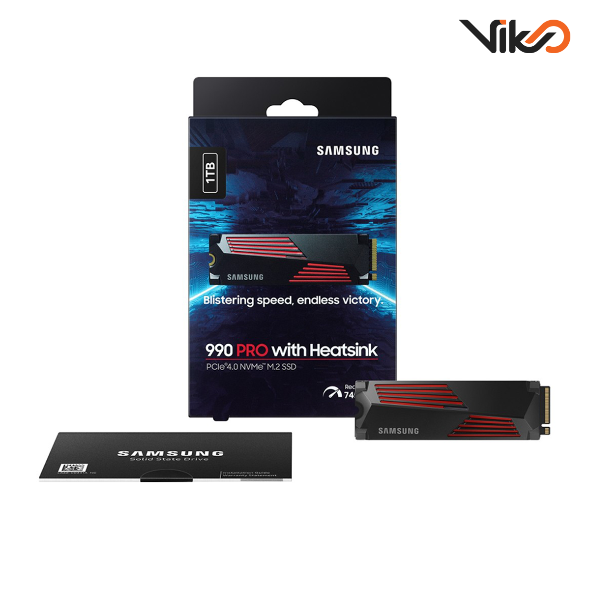 اس اس دی اینترنال سامسونگ مدل M.2 990 PRO with Heatsink
