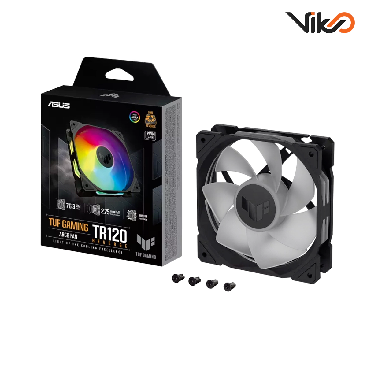 فن کیس ایسوس مدل TUF Gaming TR120 ARGB Reverse (5)