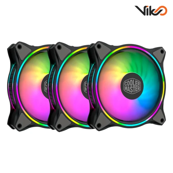 فن کیس کولرمستر مدل MF120 Halo بسته سه عددی (1)