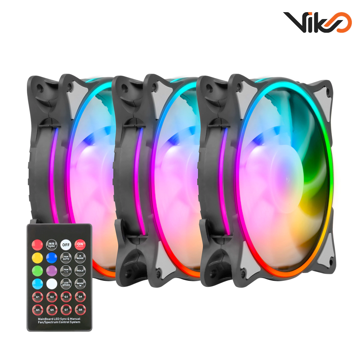 فن کیس گرین مدل GFK120M-ARGB بسته سه عددی (1)