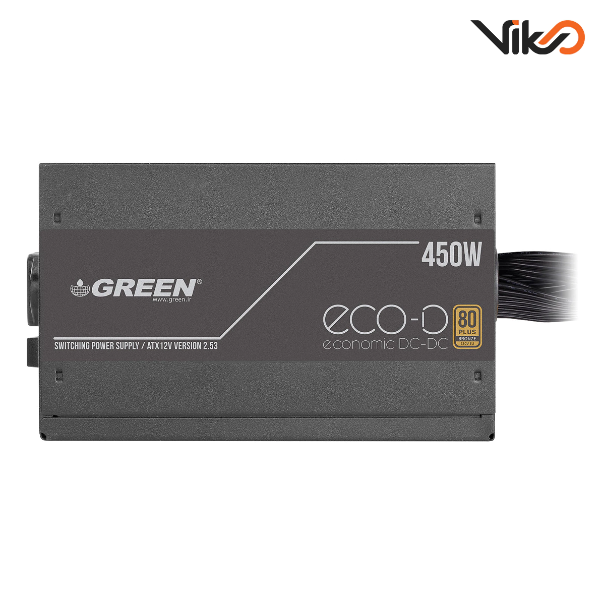 منبع تغذیه کامپیوتر گرین مدل GP450A-ECO D (4)