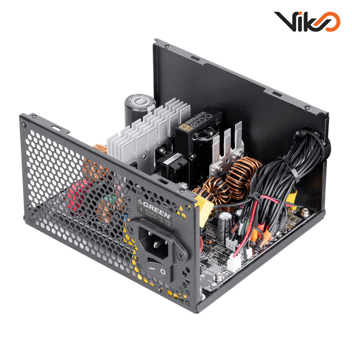 منبع تغذیه کامپیوتر گرین مدل GP450A-ECO D (5)