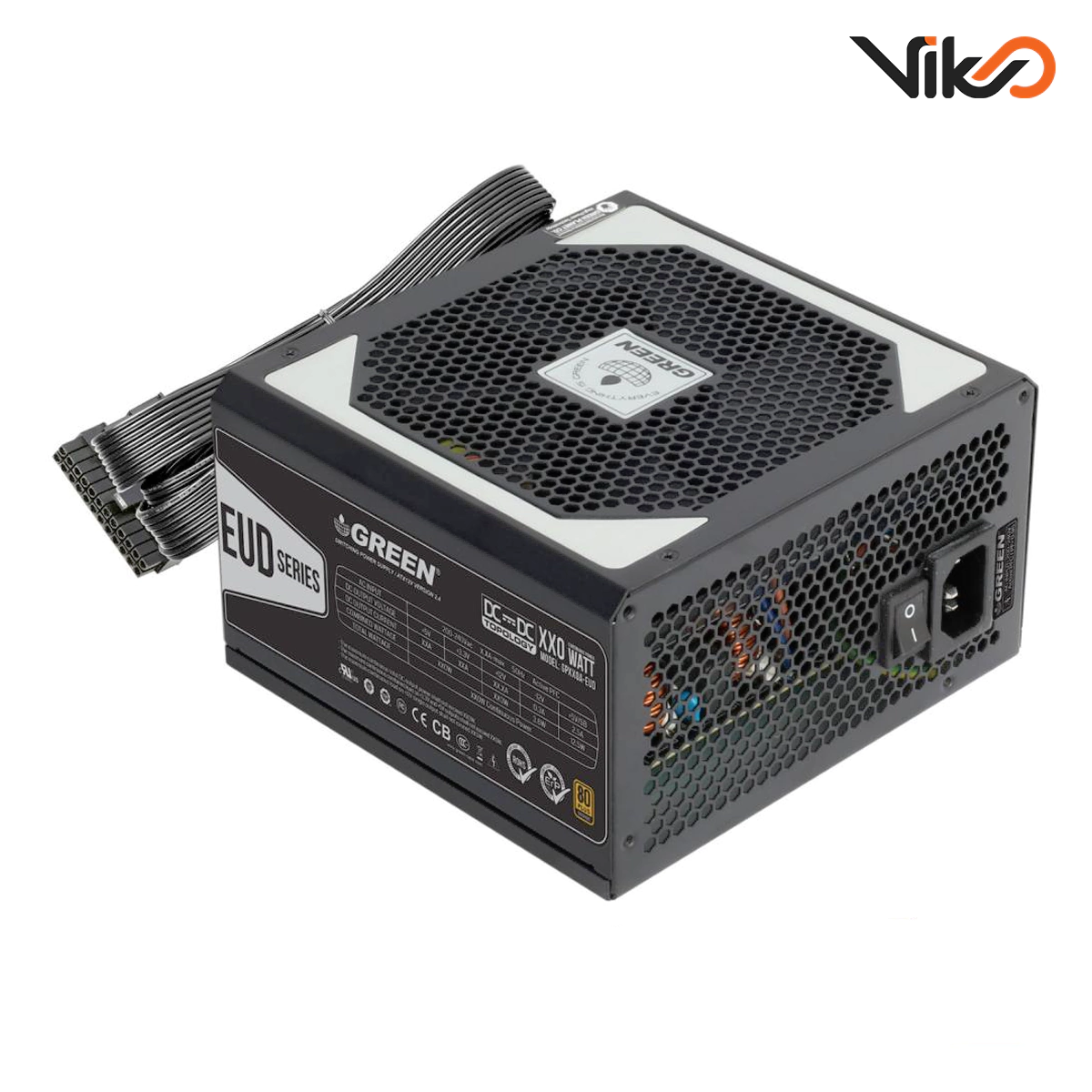 منبع تغذیه کامپیوتر گرین مدل GP480A-EUD (2)