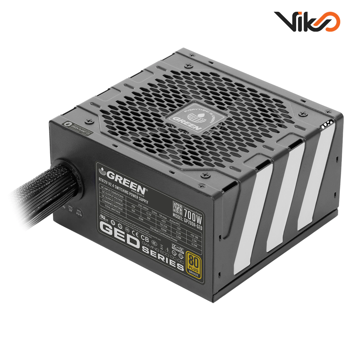 منبع تغذیه کامپیوتر گرین مدل GP700A-GED (2)