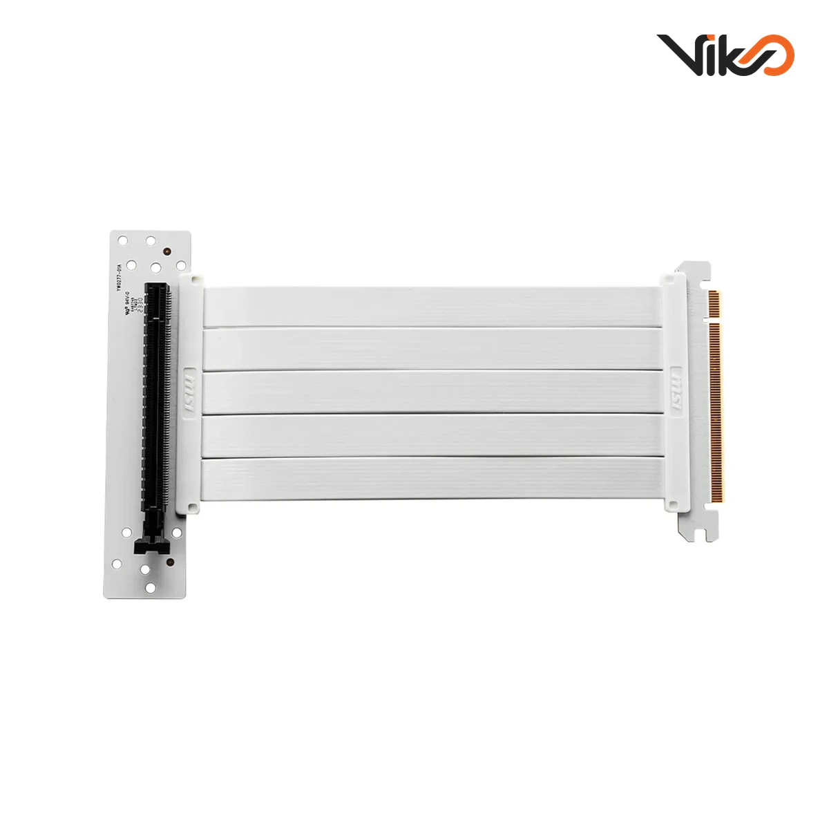 کابل رایزر 180 میلی‌متری کارت گرافیک ام اس آی PCI-E x16 4.0 White