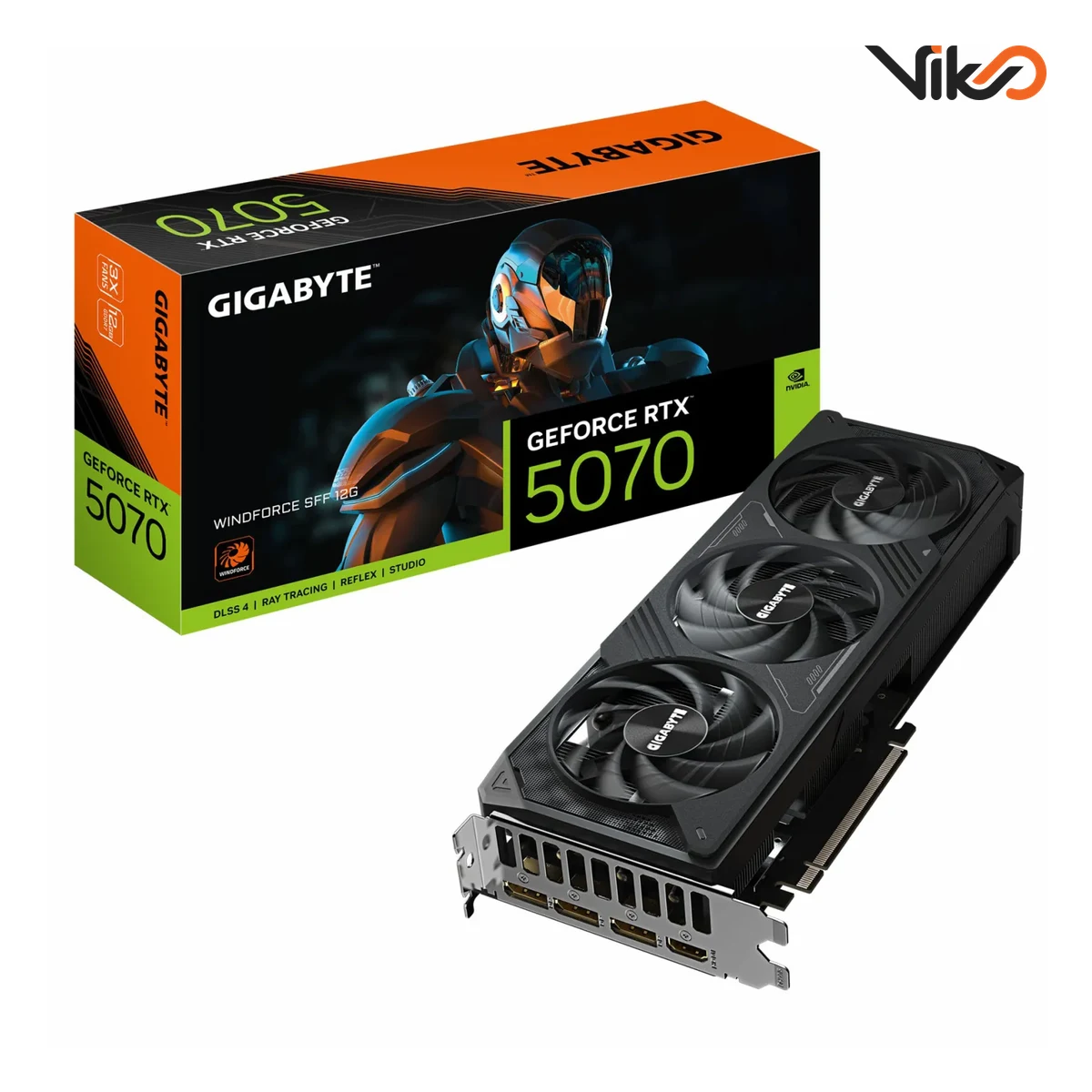 کارت گرافیک گیگابایت مدل GeForce RTX 5070 WINDFORCE SFF 12G