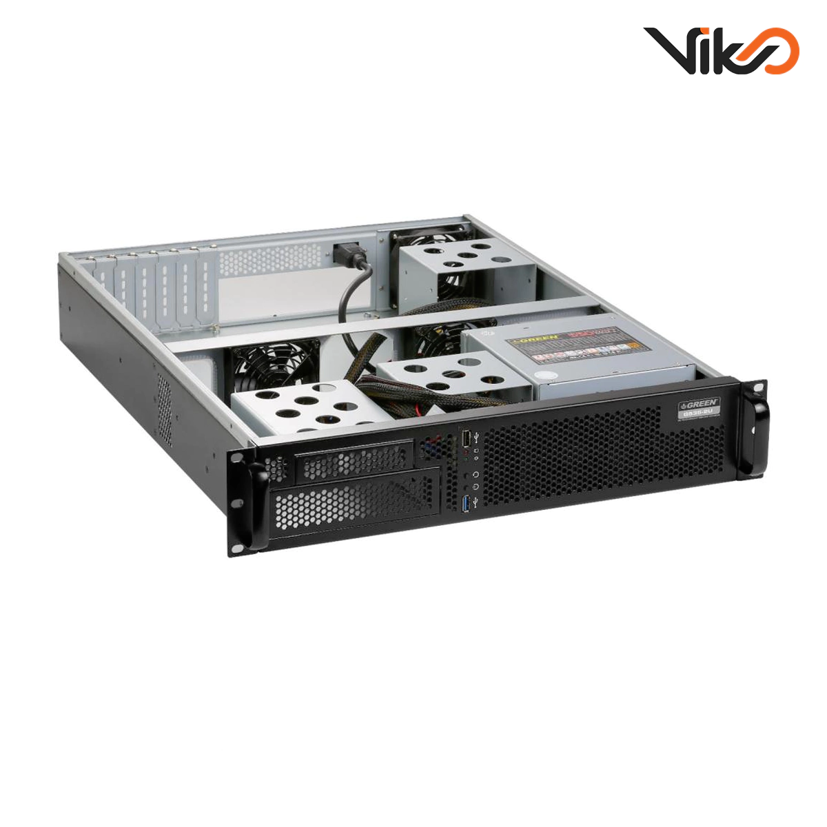 کیس رکمونت گرین مدل G535-2U (3)