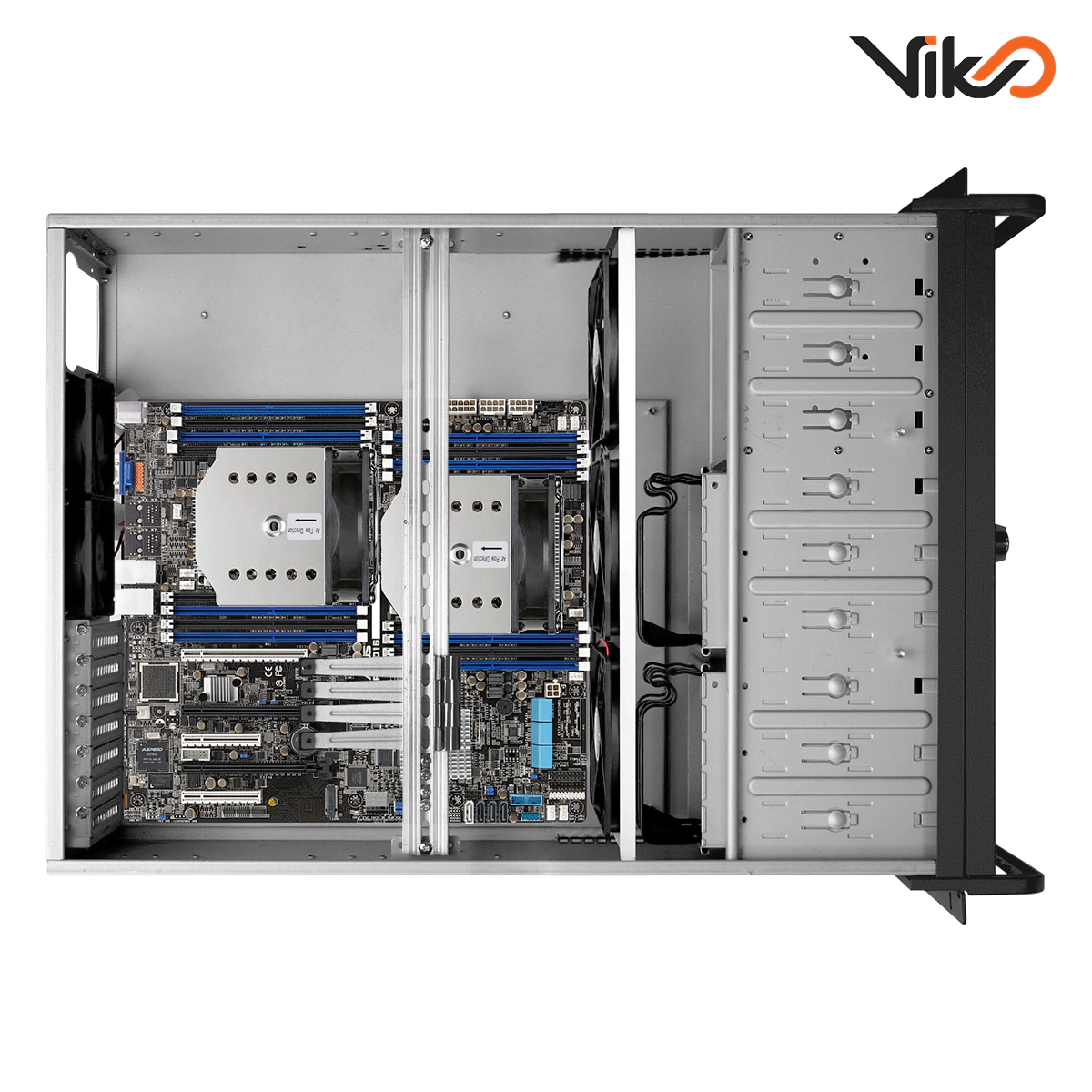 کیس رکمونت گرین مدل G600-4U (5)