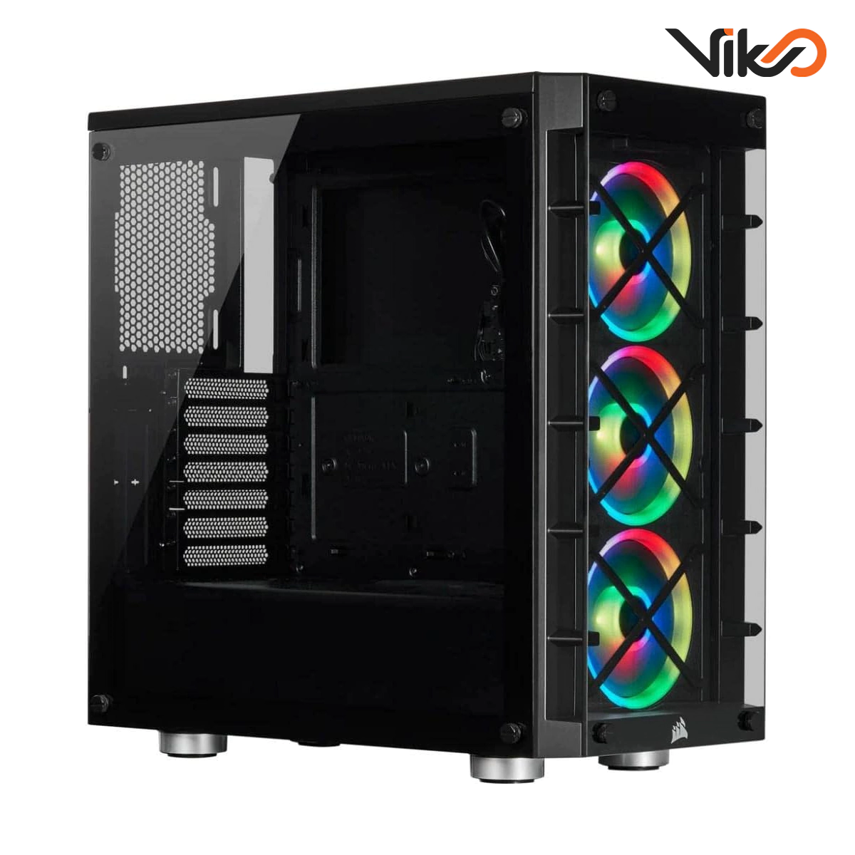کیس کورسیر مدل iCUE 465X RGB Black (7)
