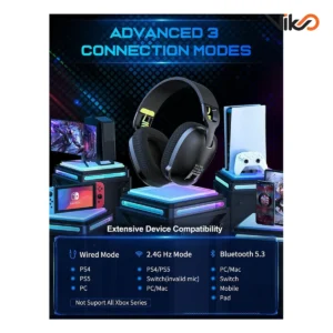هدفون بی سیم گیمینگ اونیکوما مدل B2