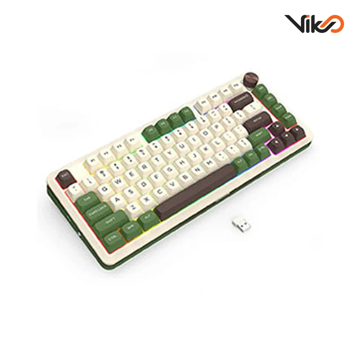 کیبورد بی‌سیم گیمینگ ردراگون مدل CYRUS PRO K681 CGC