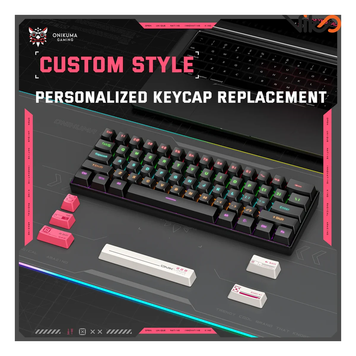 کیبورد گیمینگ اونیکوما مدل G55