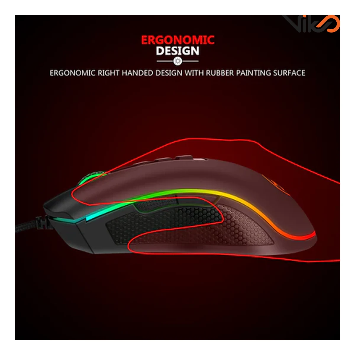 موس گیمینگ ردراگون COBRA FPS M711-FPS