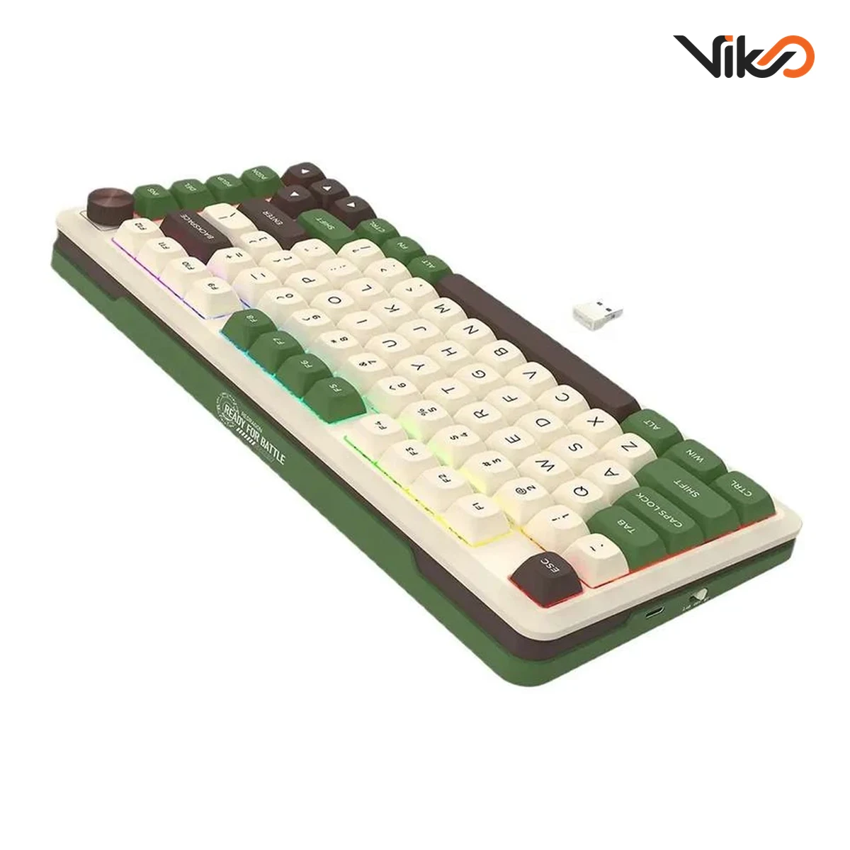 کیبورد بی‌سیم گیمینگ ردراگون مدل CYRUS PRO K681 CGC