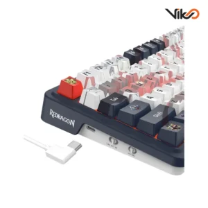 کیبورد بی سیم گیمینگ ردراگون EISA K686 AK PRO RGB