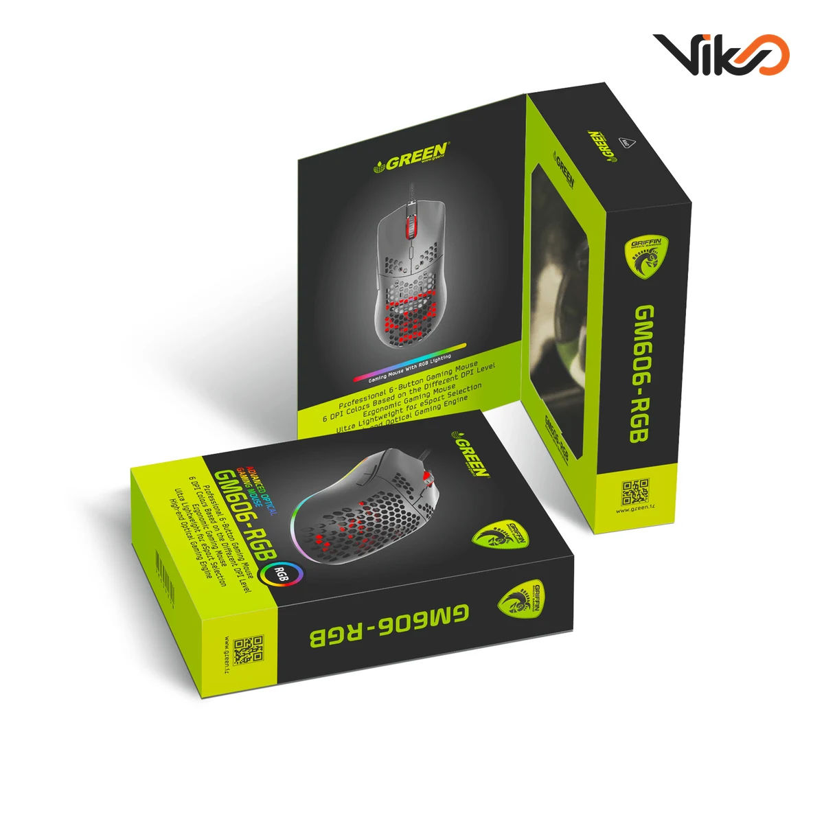 ماوس گرین گیمینگ مدل GM606