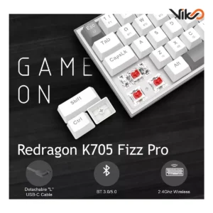 کیبورد بی سیم گیمینگ ردراگون K705 WG PRO RGB