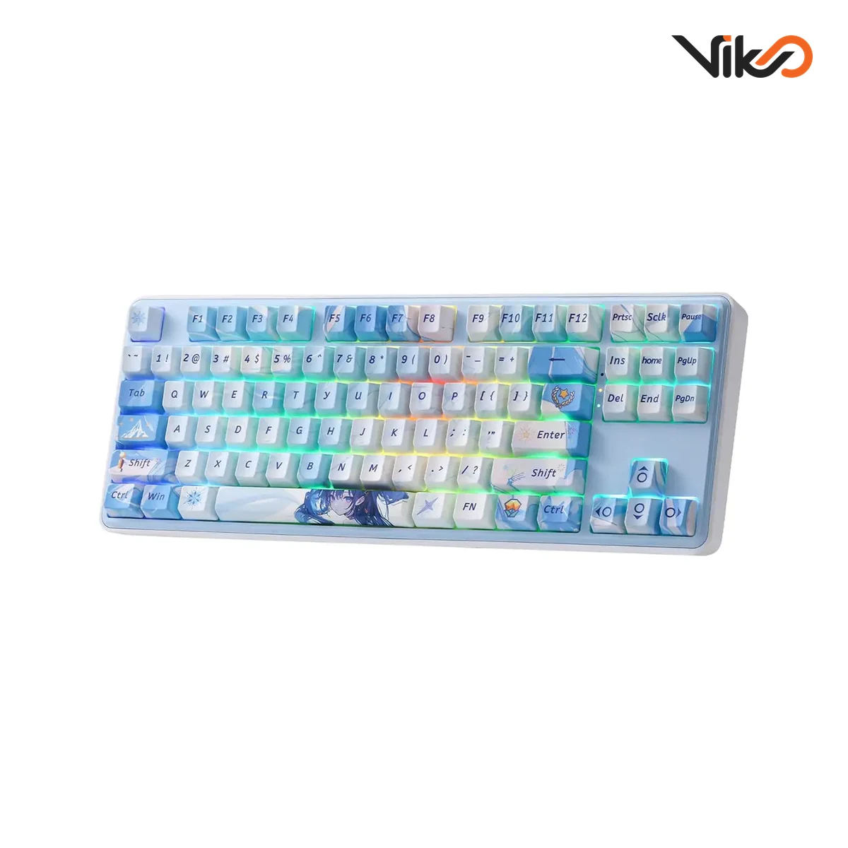 کیبورد بی سیم گیمینگ ردراگون K707 AK PRO RGB