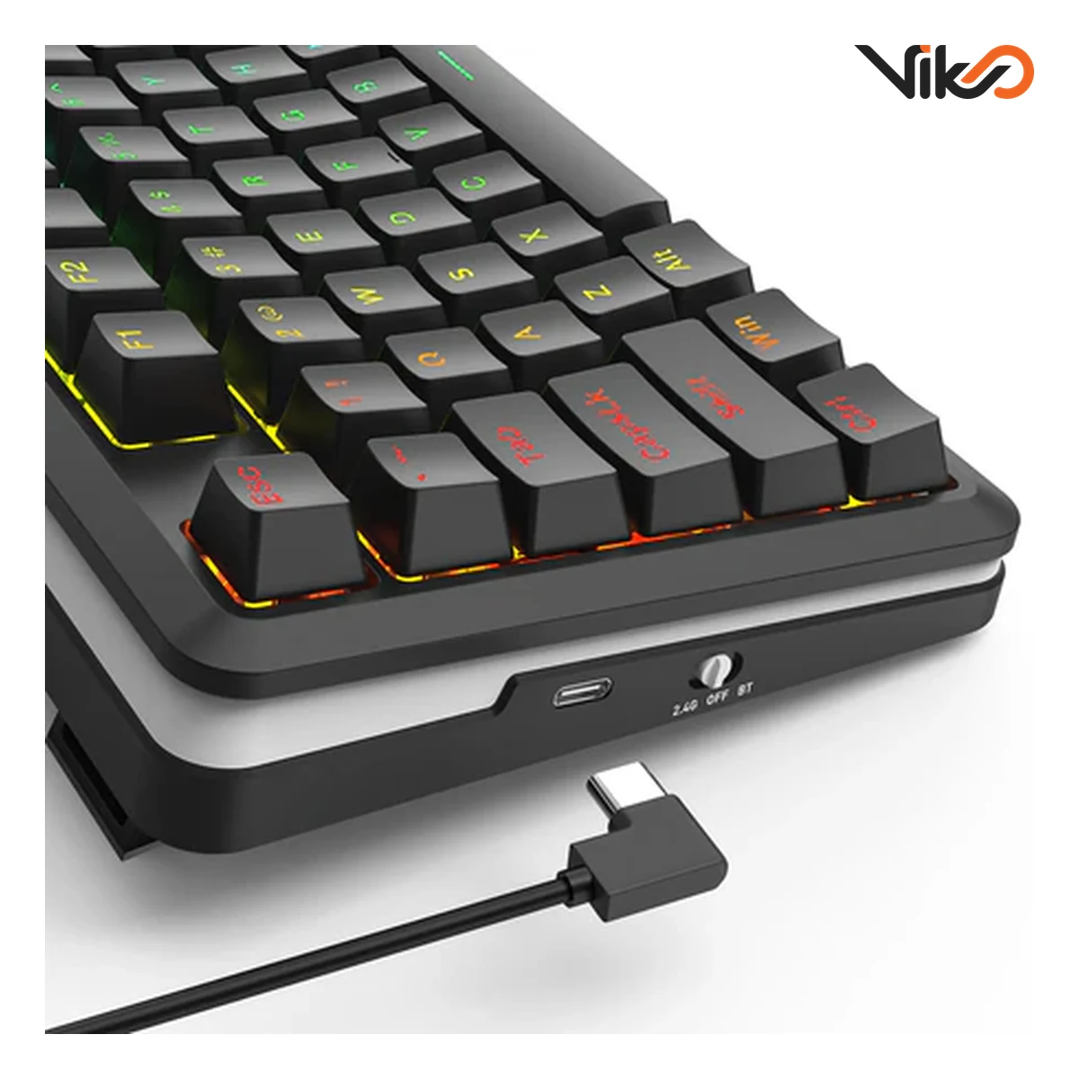 کیبورد بی سیم گیمینگ ردراگون مدل STOMRAZOR K713 PRO RGB