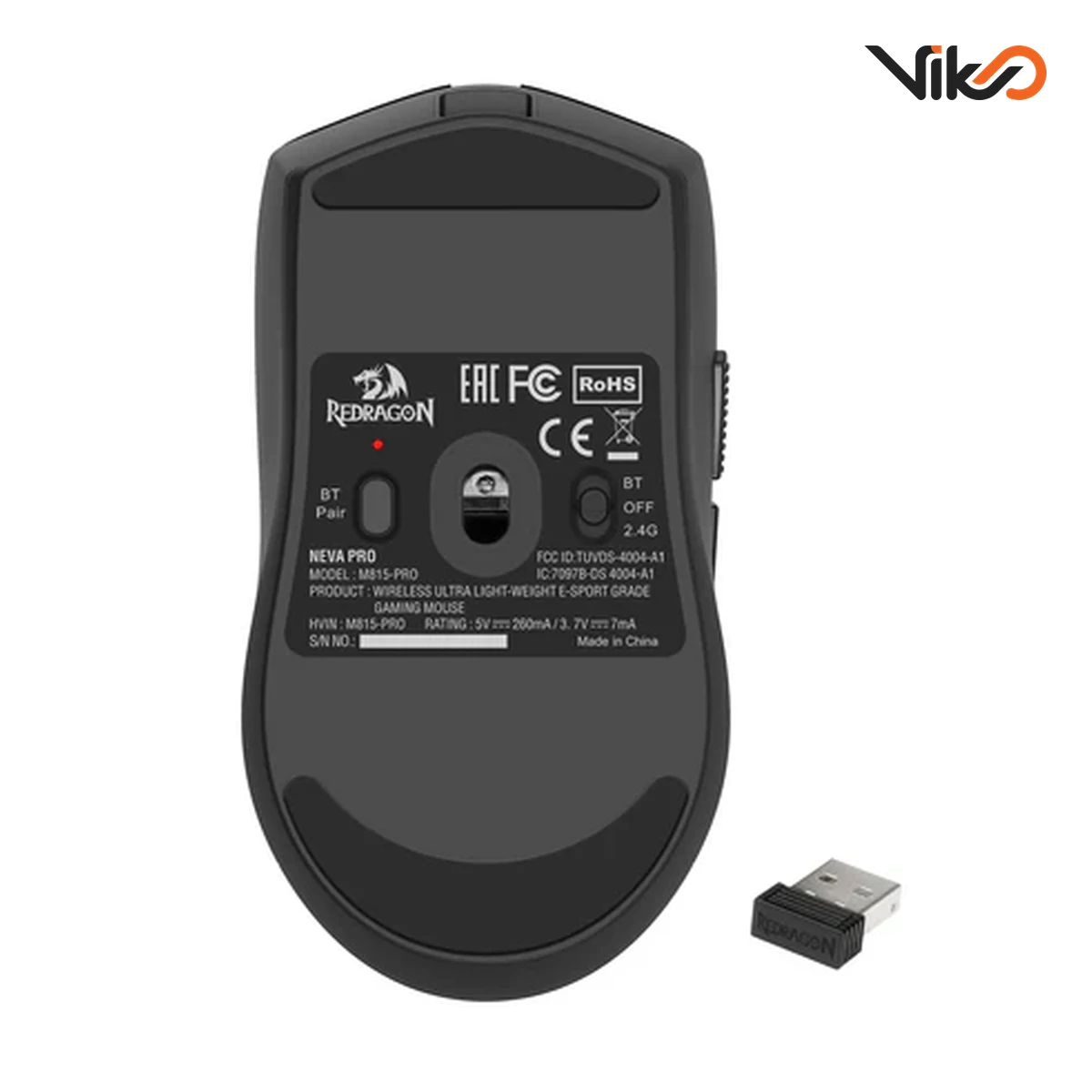 ماوس بی سیم گیمینگ ردراگون مدل M815 - pro