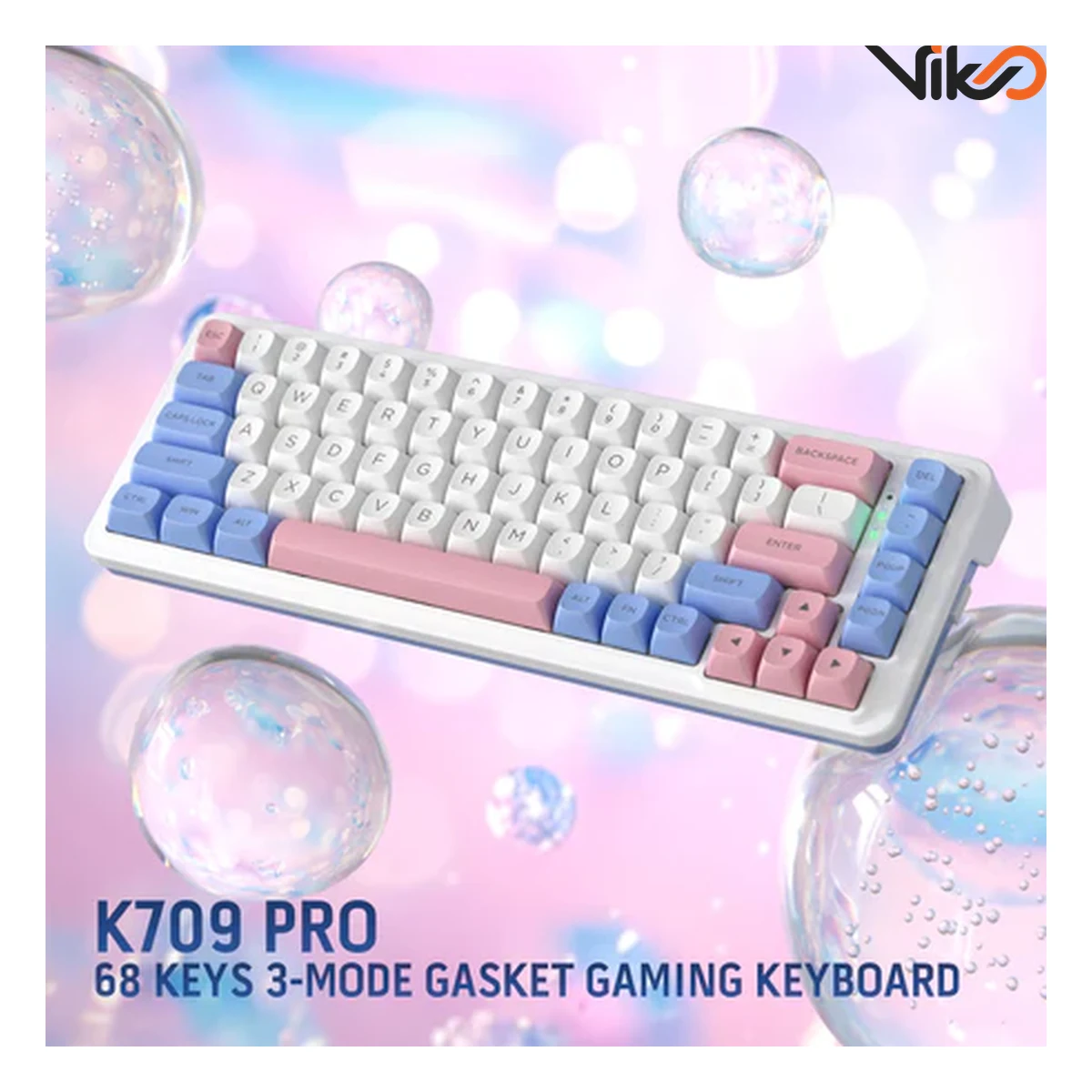 کیبورد بی سیم گیمینگ ردراگون NOVA K709WBP PRO RGB