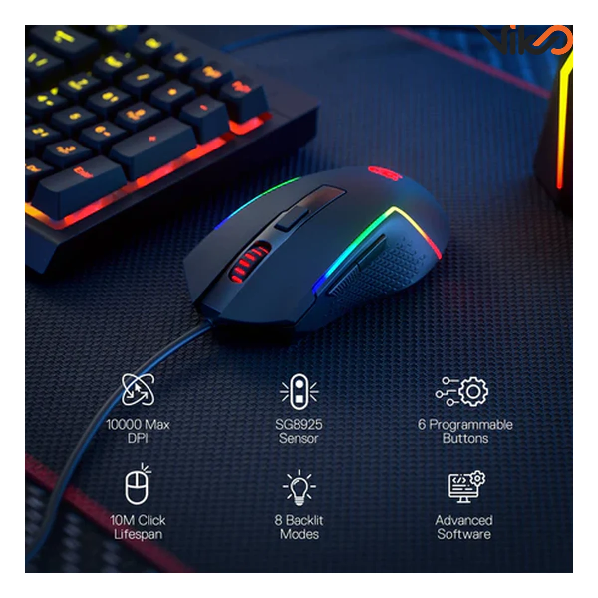 ماوس گیمینگ ردراگون مدل Trient lite M616RGB