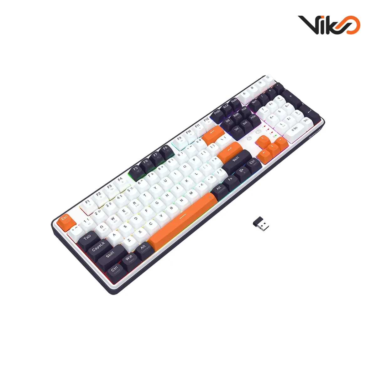 کیبورد بی سیم گیمینگ ردراگون WYVERN K689 WBO PRO RGB