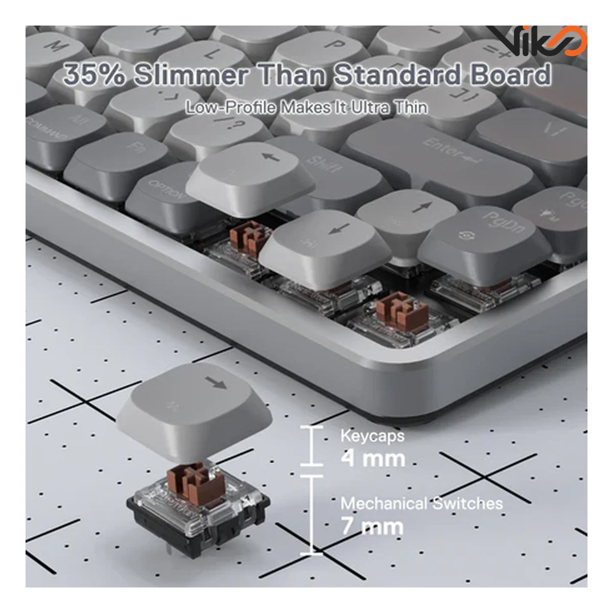 کیبورد بی سیم گیمینگ ردراگون مدل K652 Pro RGB