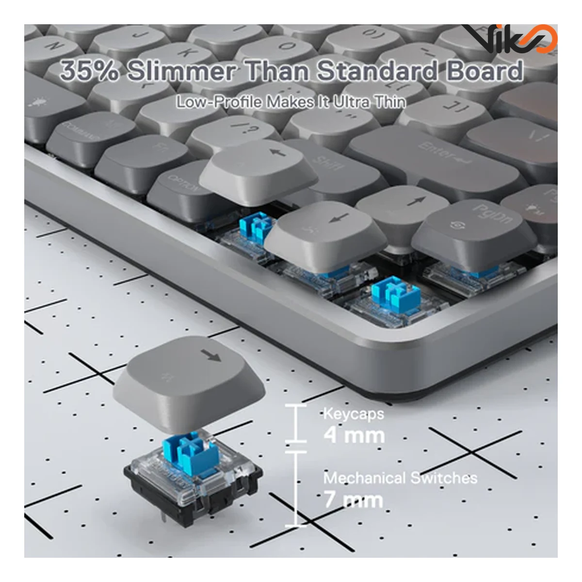 کیبورد بی سیم گیمینگ ردراگون مدل K652 Pro RGB