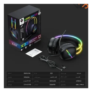 هدفون گیمینگ اونیکوما مدل X33