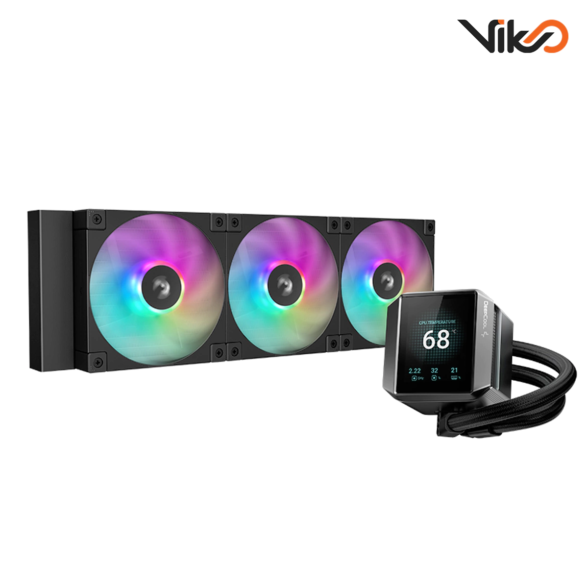 خنک کننده مایع پردازنده دیپ کول مدل MYSTIQUE 360 ARGB (1)