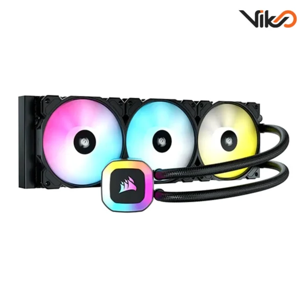 خنک کننده مایع پردازنده کورسیر مدل H150 RGB 360mm (1)