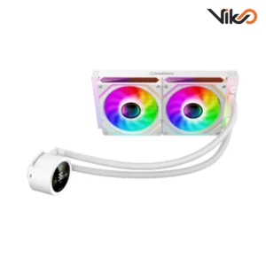خنک کننده مایع پردازنده گیم مکس مدل IceBurg 240 Digital White (2)