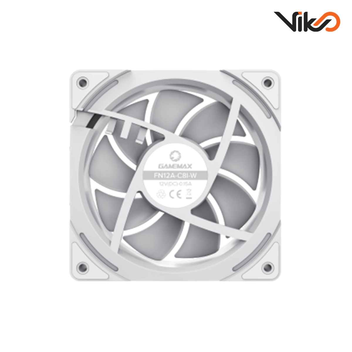 فن کیس گیم مکس مدل FN12A-C8I White (3)