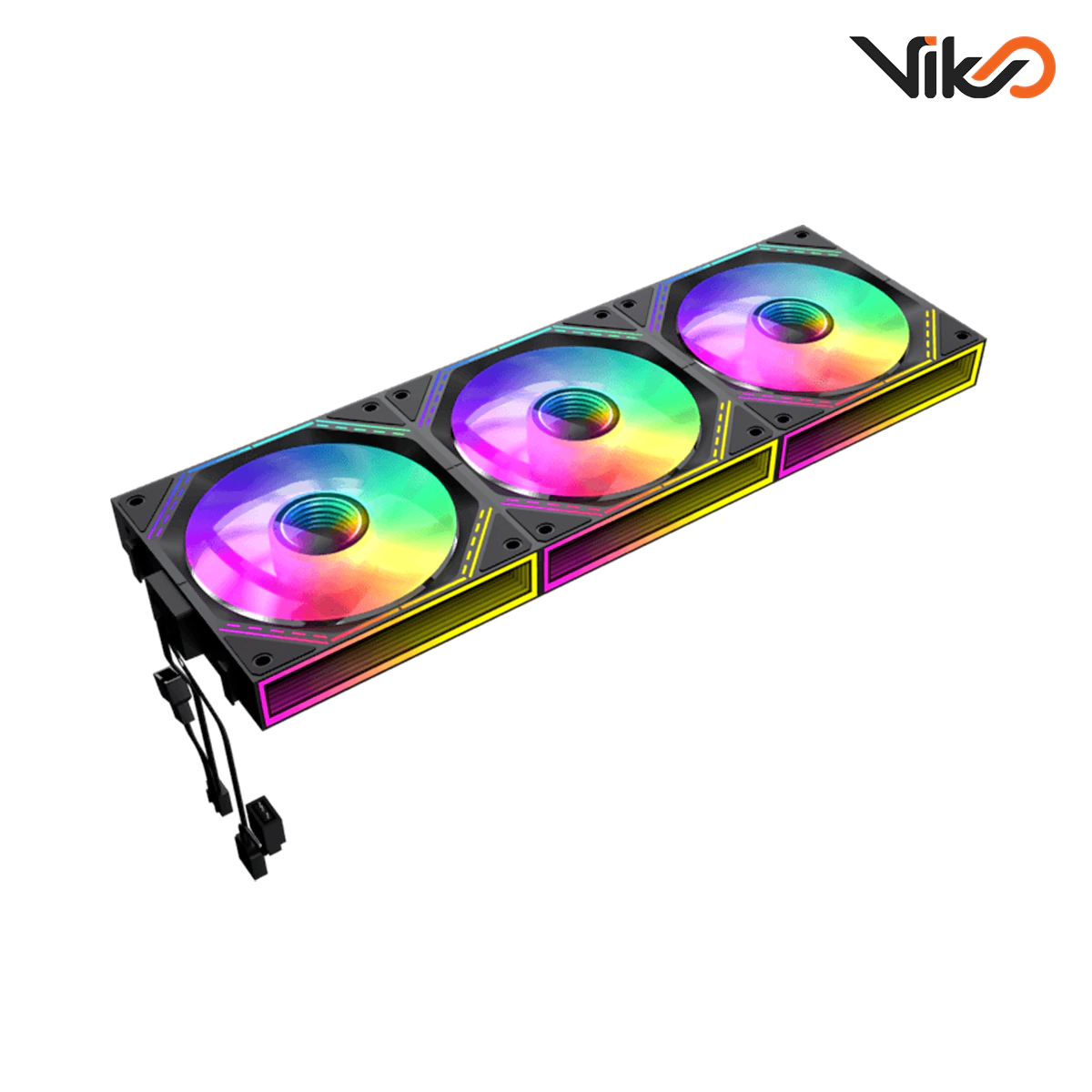 فن کیس گیم مکس مدل FN12A-S3I بسته سه عددی (2)