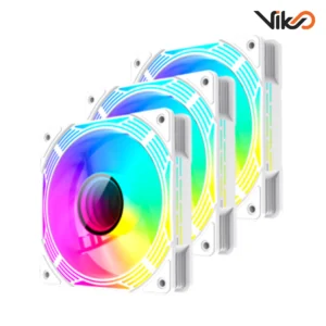 فن کیس گیم مکس مدل KF300 White  بسته سه عددی