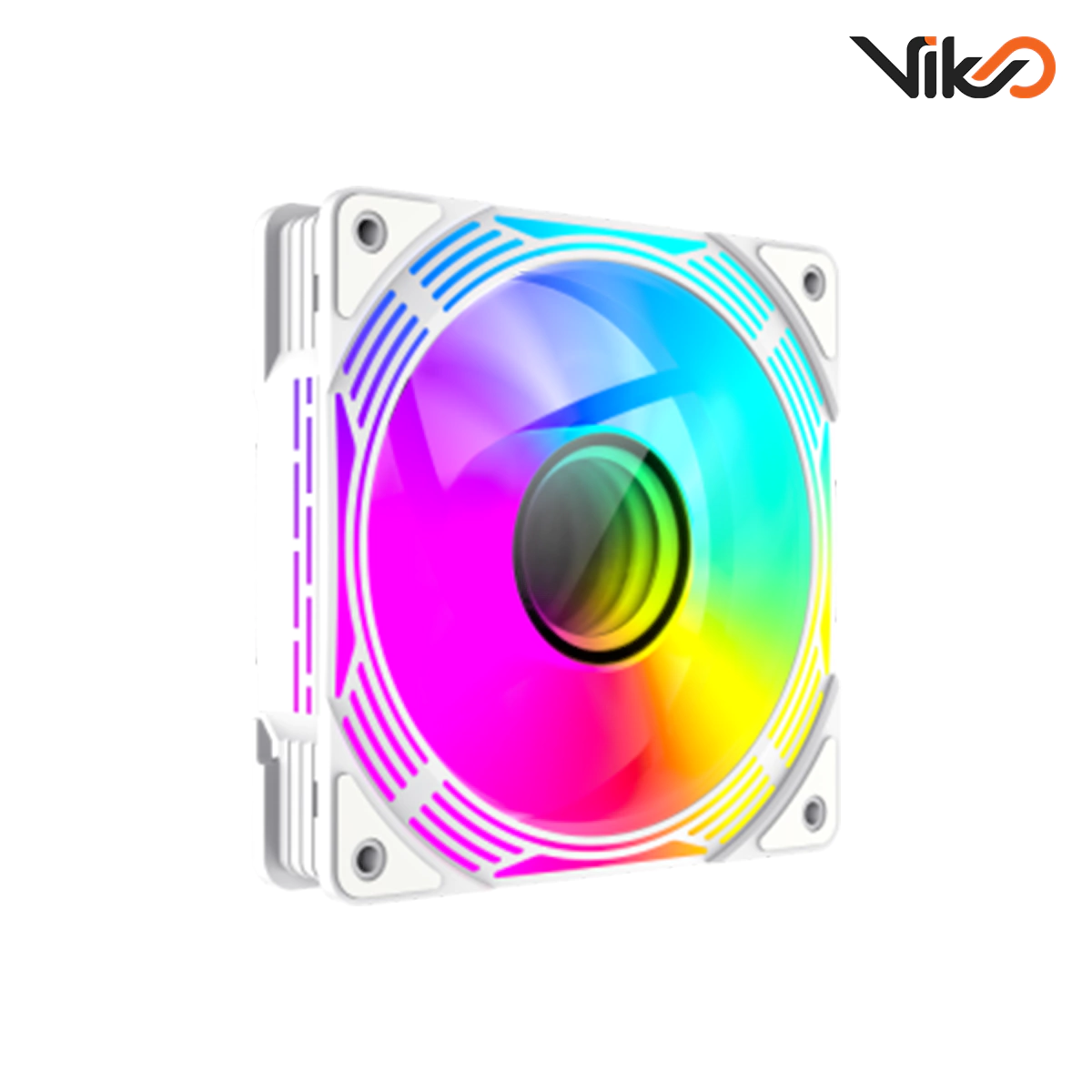 فن کیس گیم مکس مدل KF300R White بسته سه عددی (3)