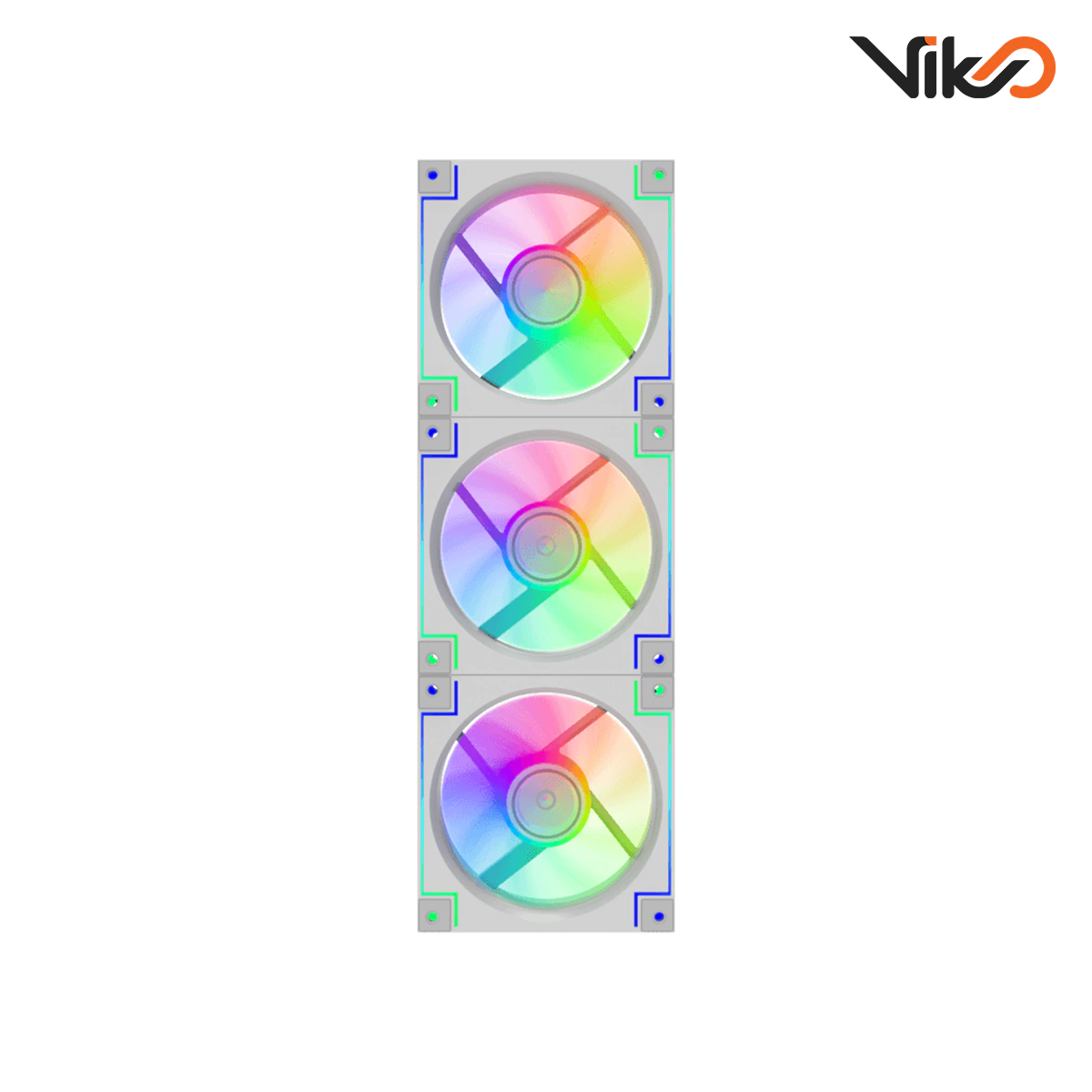 فن کیس گیم مکس مدل RD300 White بسته سه عددی (2)