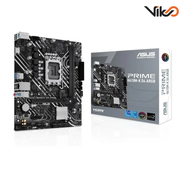 مادربرد ایسوس مدل PRIME H610M-K D4 ARGB
