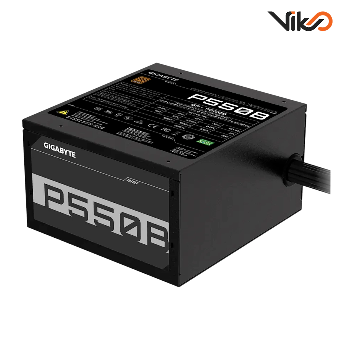 منبع تغذیه کامپیوتر گیگابایت مدل P550B (4)